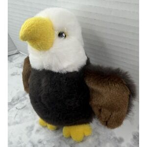 Aurora Eco Nation 5.5" American Bald Eagle Plush Stuffed Animal Patriotic USA
